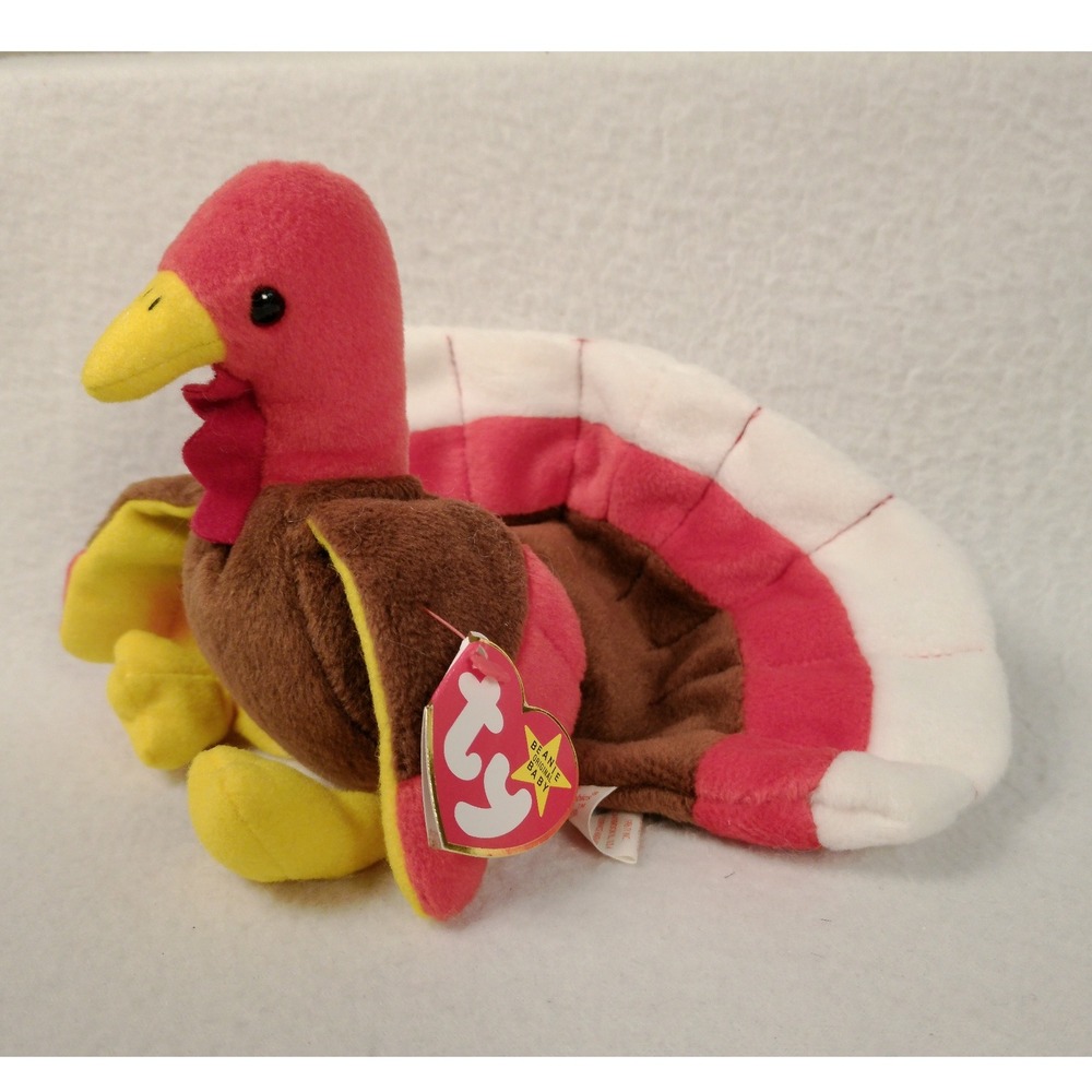 Vintage Ty Beanie Baby Gobbles The‎ Turkey Original